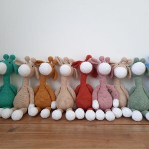 Gehaakte giraffen
