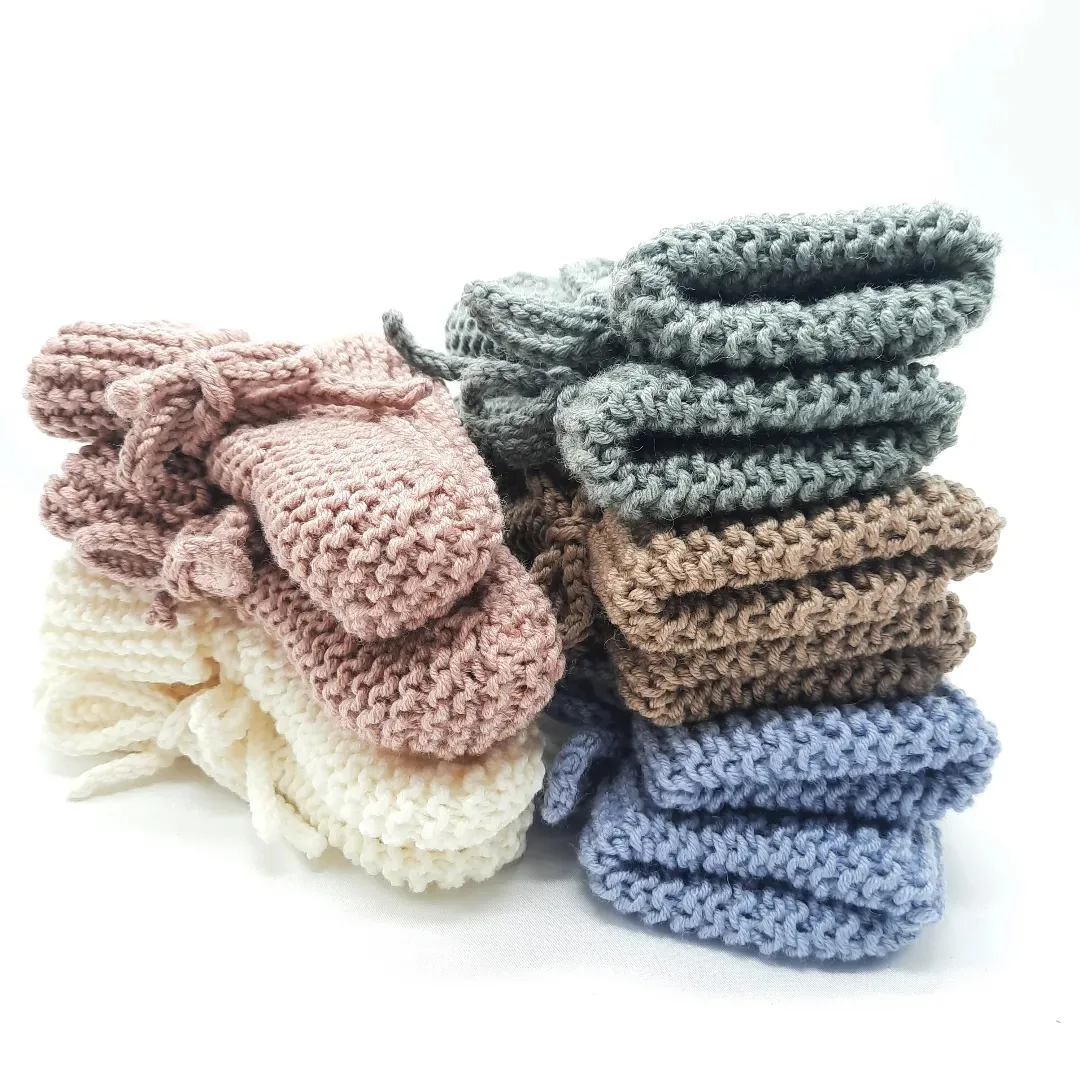 Merinowollen babyslofjes